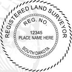 Land Surveyor Regular Rubber Stamp of Seal