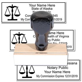 REGULAR NOTARY SCALES OF JUSTICE
