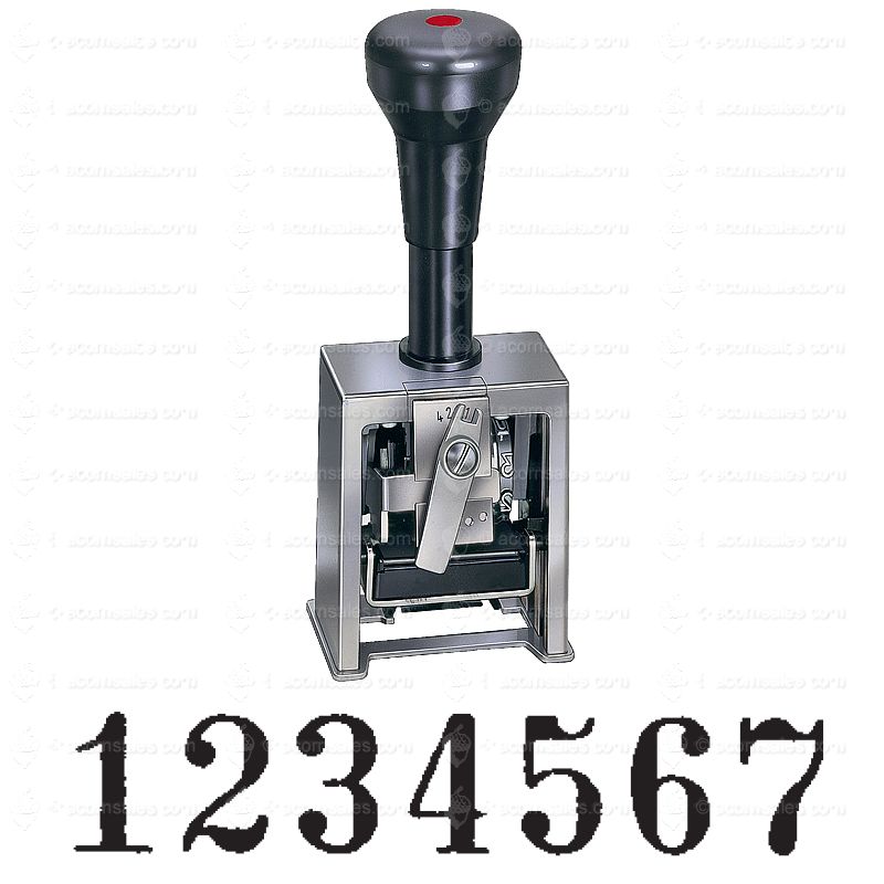 Hand Stamp 6-Digit Automatic Numbering Machine 