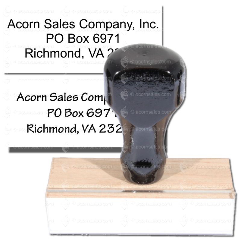 Up to 3-Line Stamp Many Font Choices and Colors MaxMark Custom 3-Line Self Inking Return Address Stamp